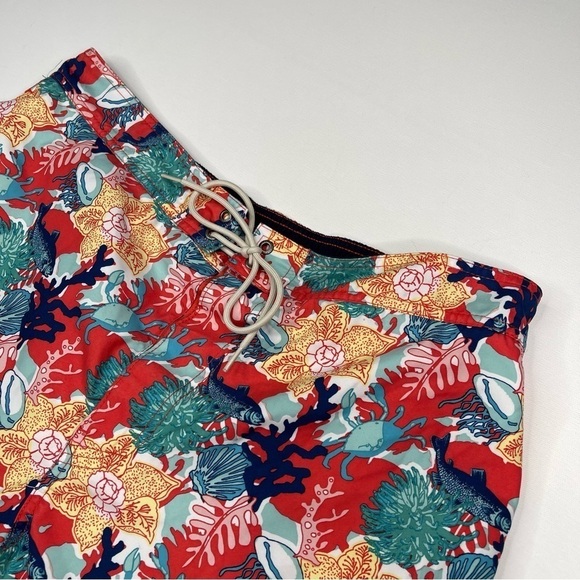 Nautica Swim Trunks Beach Vacation Resort Pool Summer Nautical Tropical Coastal - Picture 3 of 16